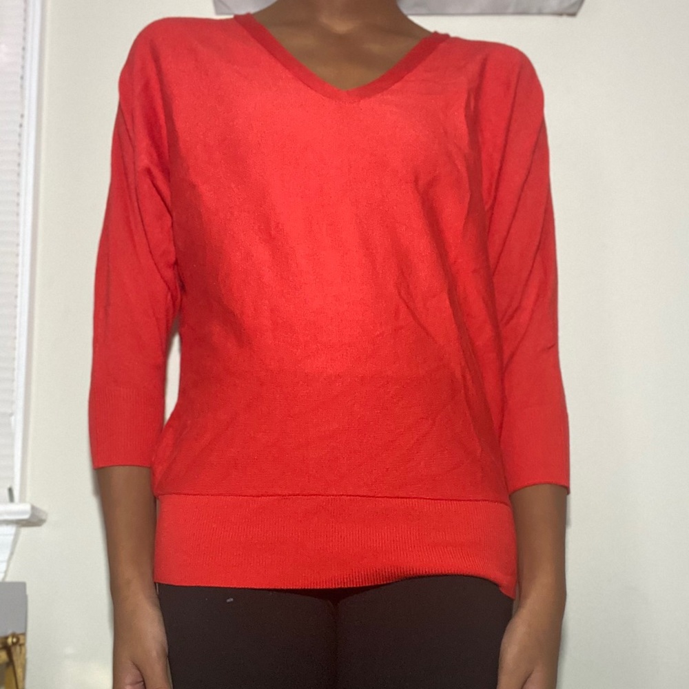 Orange-Red Max Studio Sweater